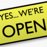 Yes...We're Open